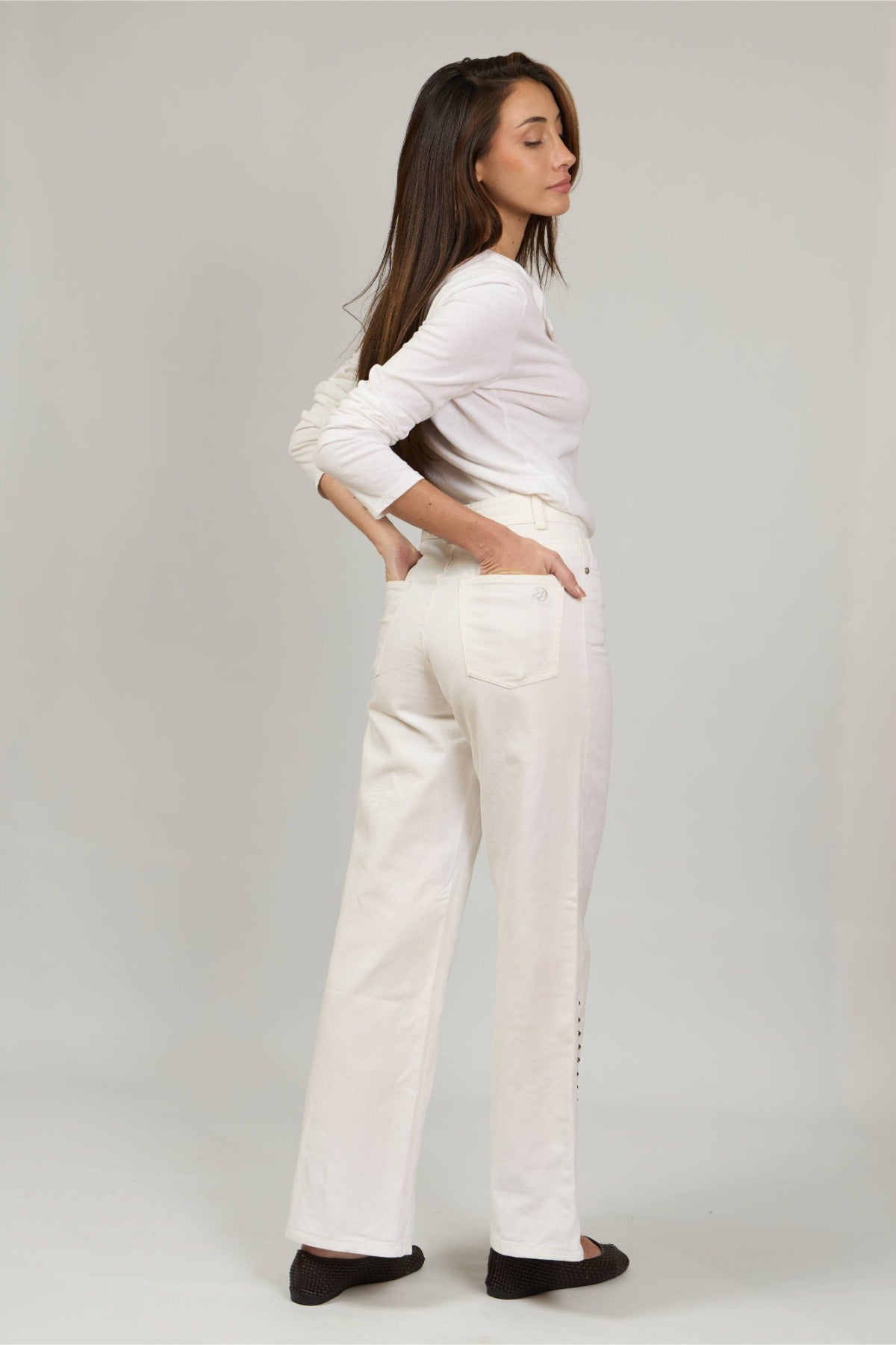 Rebel White Jeans